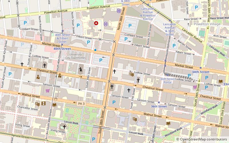 Philadelphia Episcopal Cathedral location map