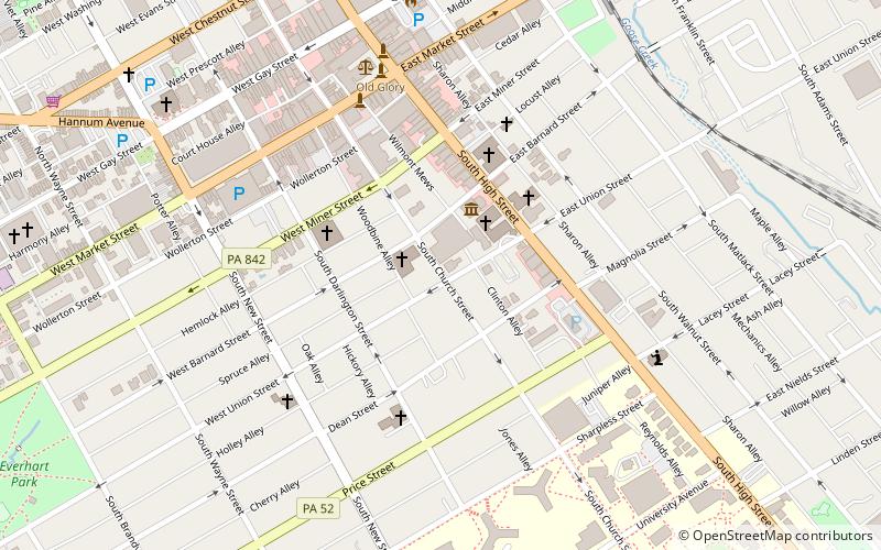 Sharples Homestead location map