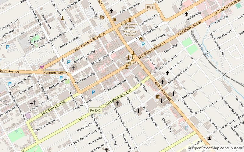 Church Street Gallery location map