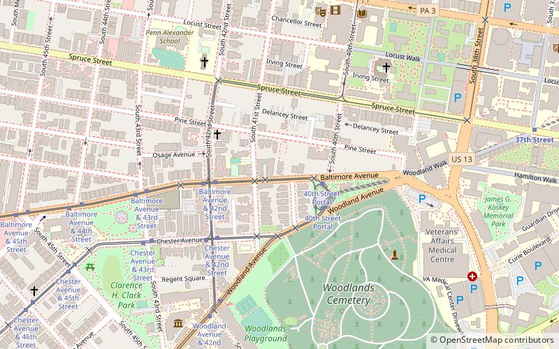 Hamilton Family Estate location map