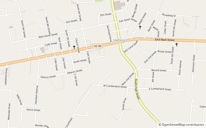 Hebron location map