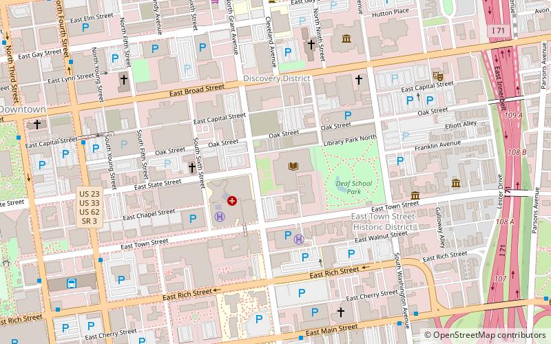 Columbus Metropolitan Library location map