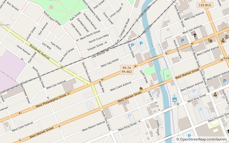 York Meetinghouse location map