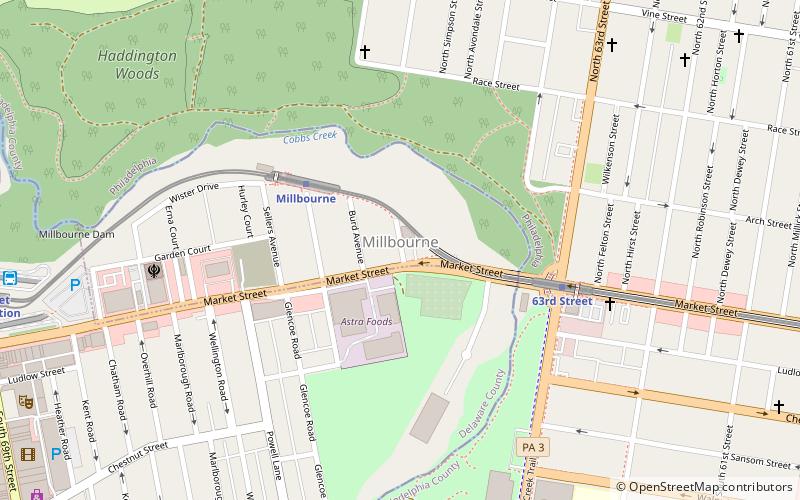 Millbourne location map