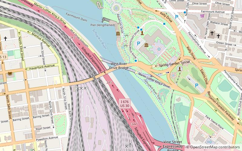 Colossus Bridge location map