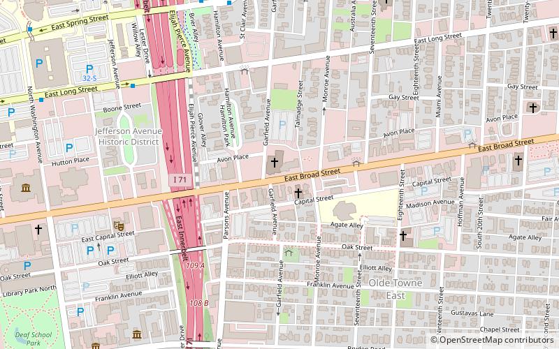 Broad Street Presbyterian Church location map