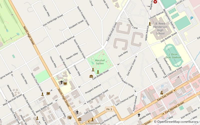 Friends of Marshall Square Park location map