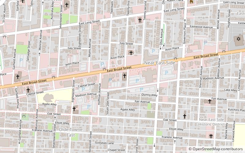 Broad Street Christian Church location map