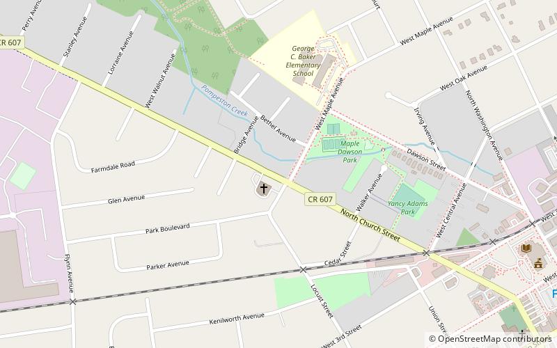 bethel a m e church moorestown location map