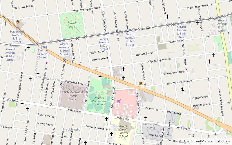 George L. Brooks School location map