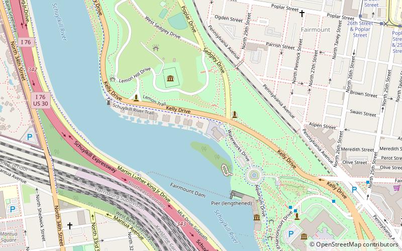 Fairmount Rowing Association location map