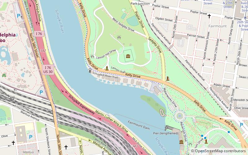 Boathouse Row location map