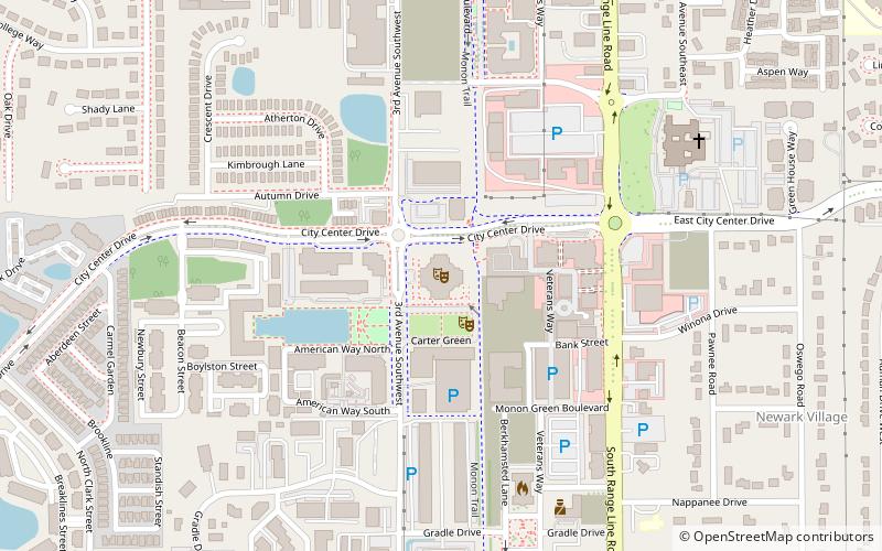 The Palladium at the Center for the Performing Arts location map