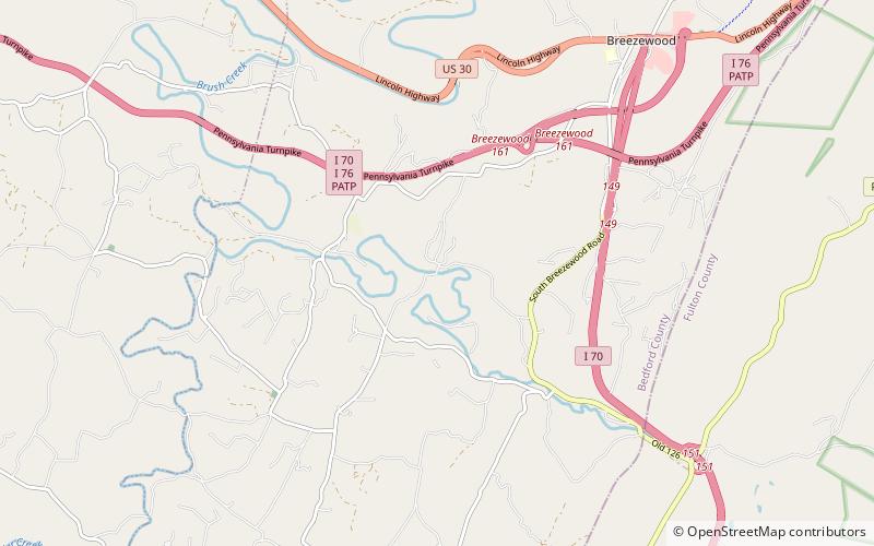 Jacksons Mill Covered Bridge location map