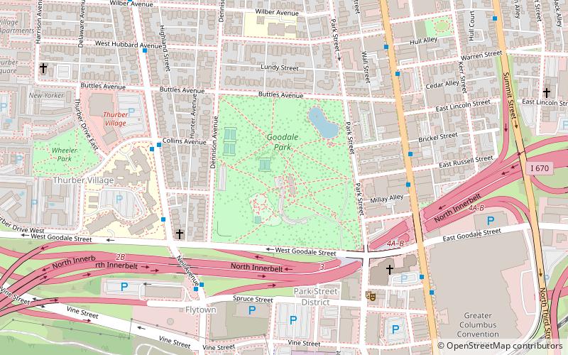 Goodale Park location map