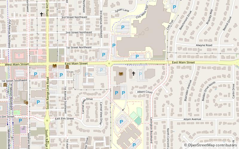 Carmel Clay Public Library location map