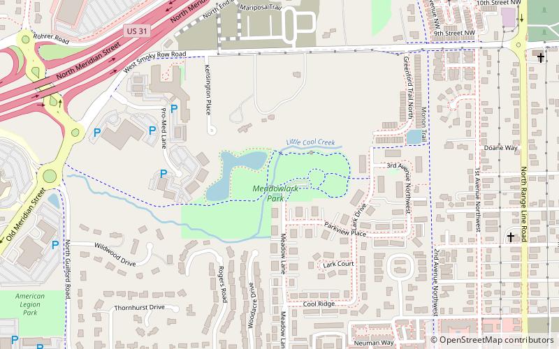 meadowlark park carmel location map