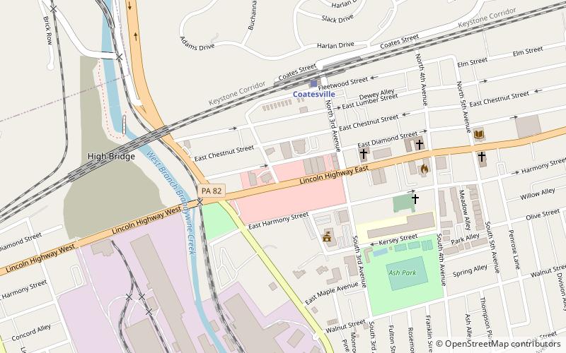 National Bank of Coatesville Building location map