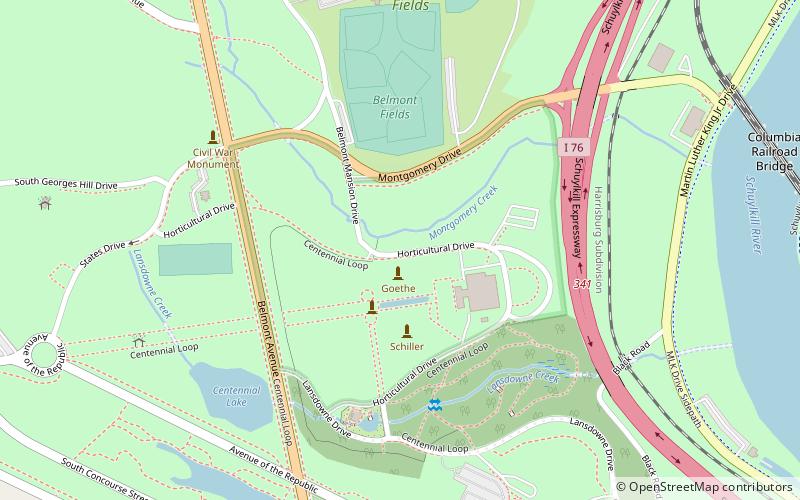 Centennial Arboretum location map