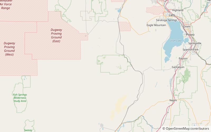 Sheeprock Mountains location map