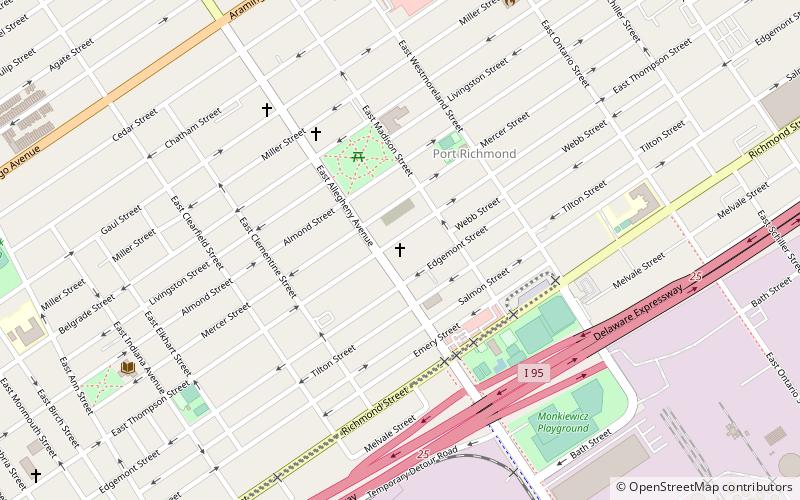 St. Adalbert in Philadelphia location map