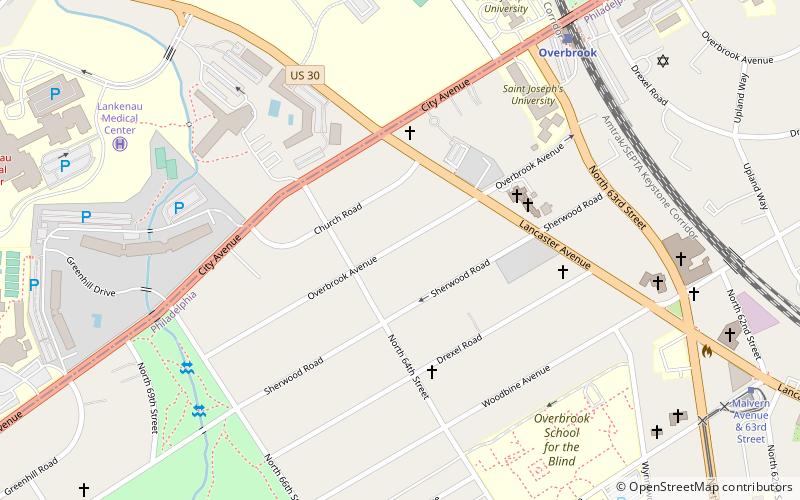 Overbrook Farms location map