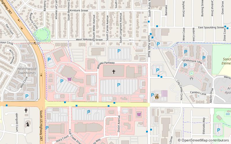 Flatirons Community Church location map