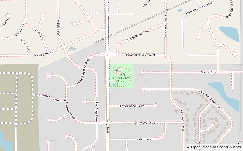carey grove park carmel location map