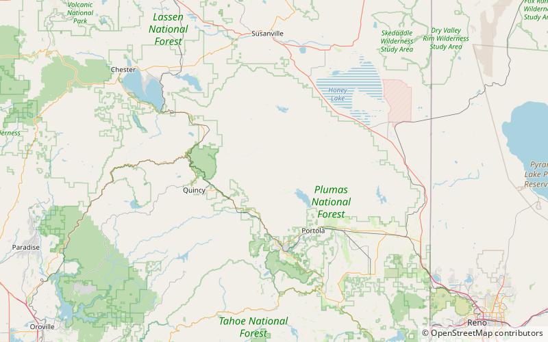mount ingalls plumas national forest location map