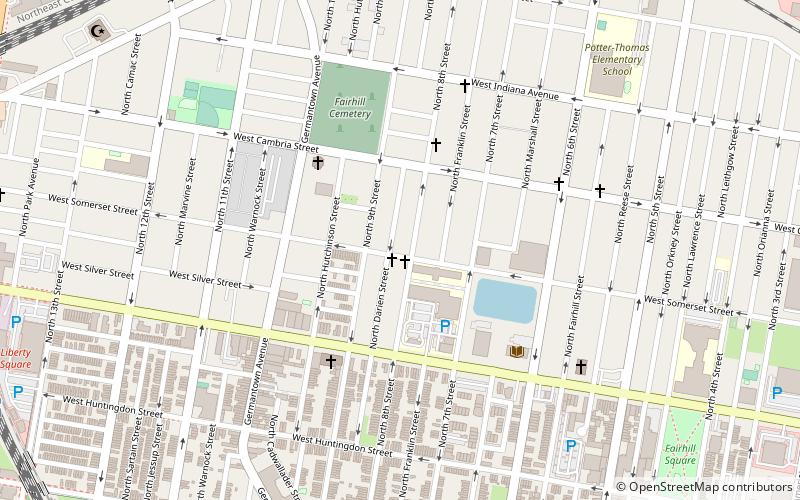 Fairhill location map