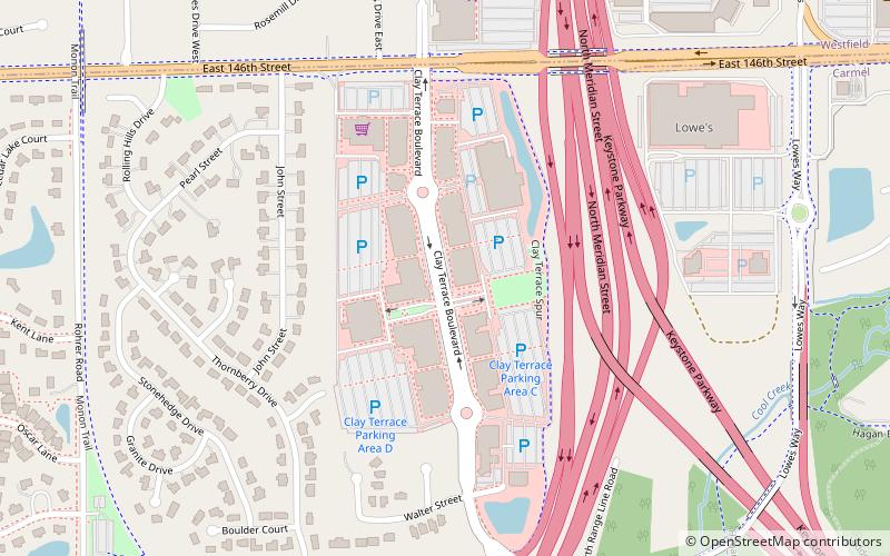 Clay Terrace location map