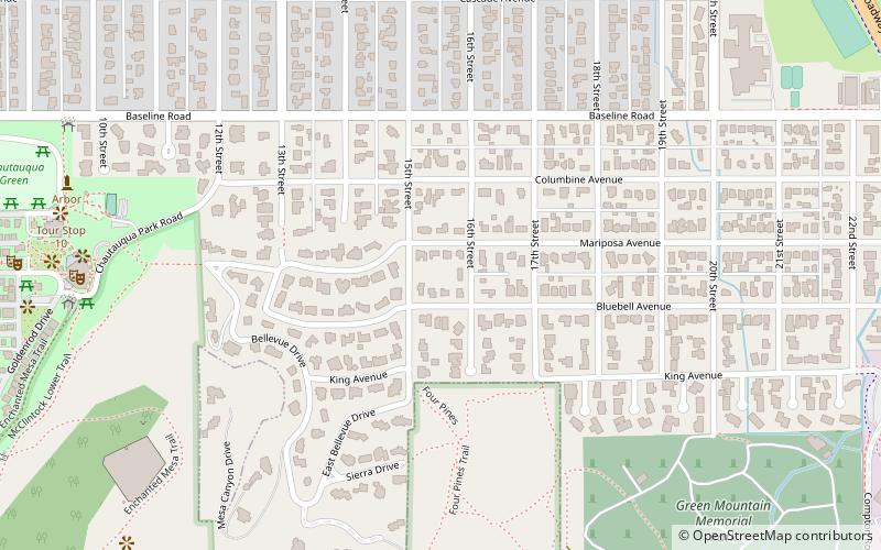 Boulder Floral Park Historic District location map