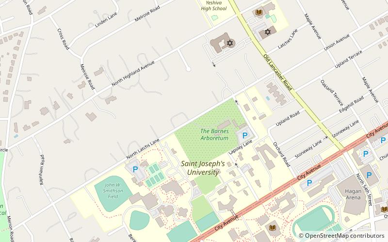 Arboretum of the Barnes Foundation location map