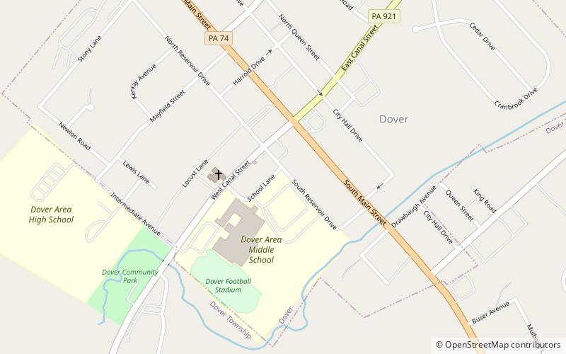 dover area school district location map