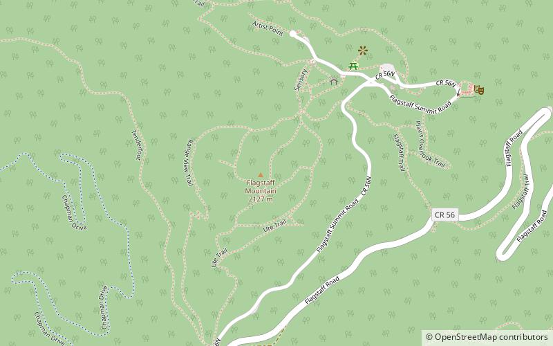 flagstaff mountain boulder location map