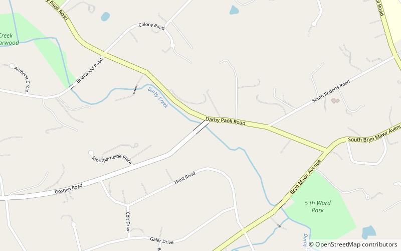 Goshen Road location map