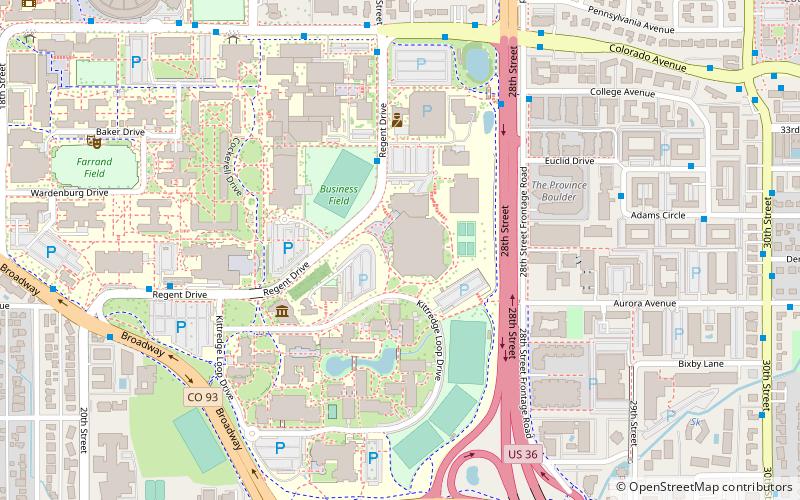 Coors Events Center location map
