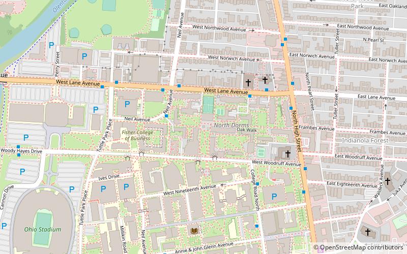 Tom W. Davis Tower location map