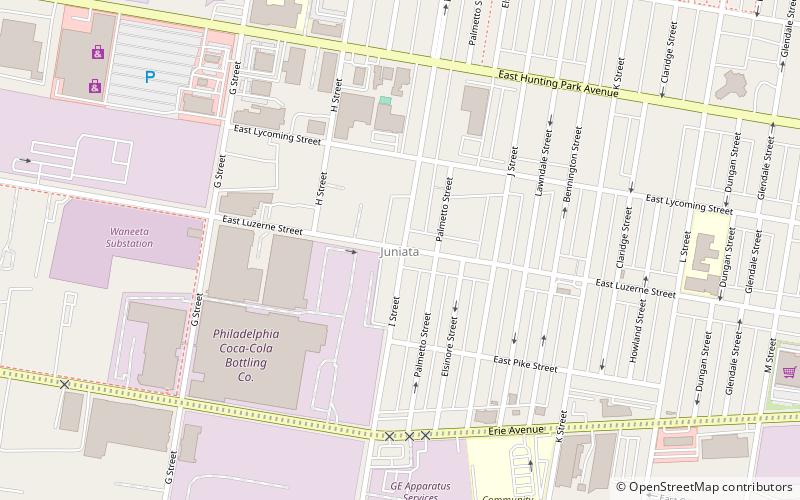 juniata philadelphie location map