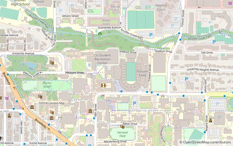 Balch Fieldhouse location map