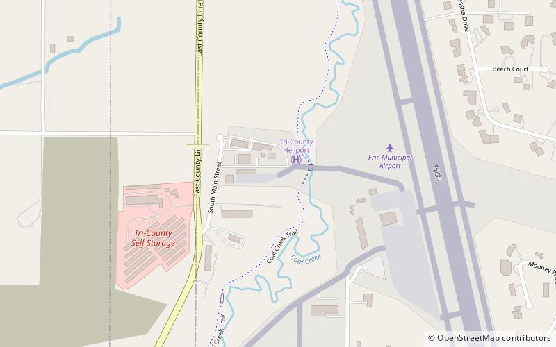 Spirit of Flight Center location map