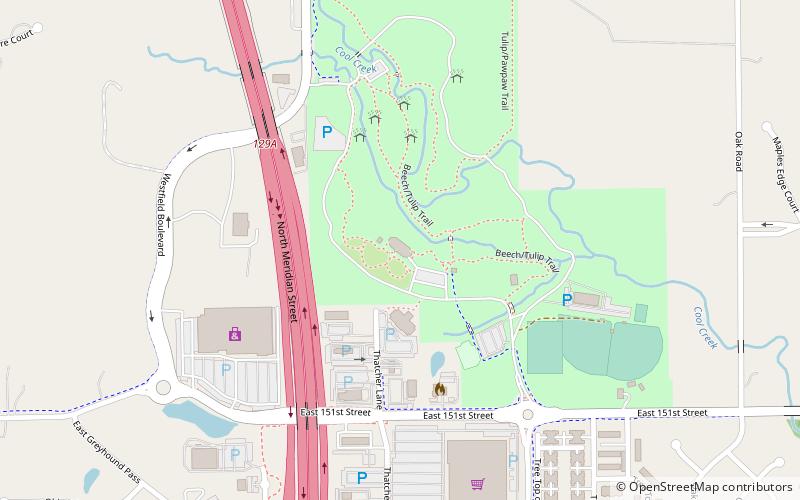 Cool Creek Park & Nature Center location map