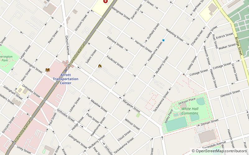 Frankford location map