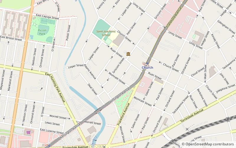 John Ruan House location map