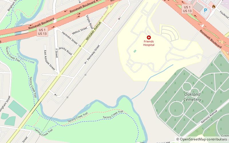 Thomas Creighton School location map