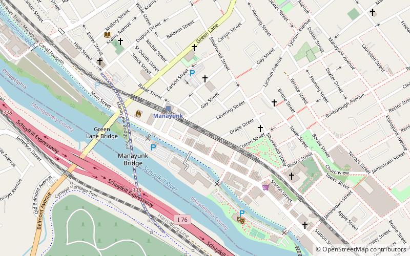 manayunk philadelphie location map