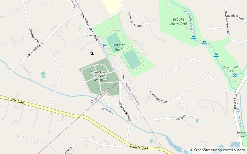 St. David's Episcopal Church location map