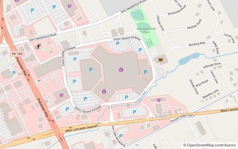 Exton Square Mall location map