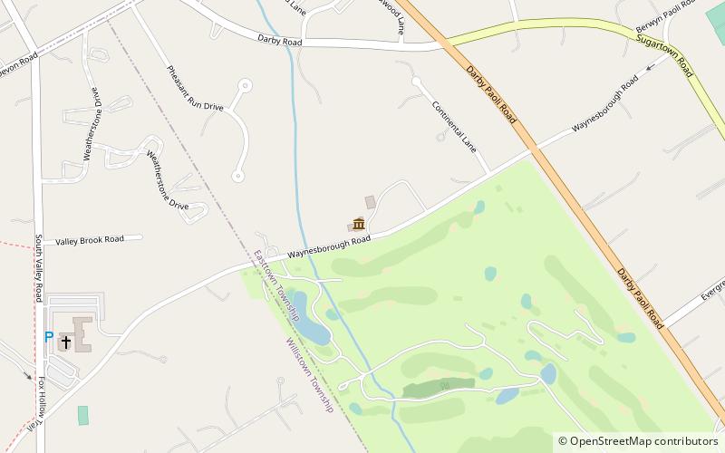 Waynesborough location map