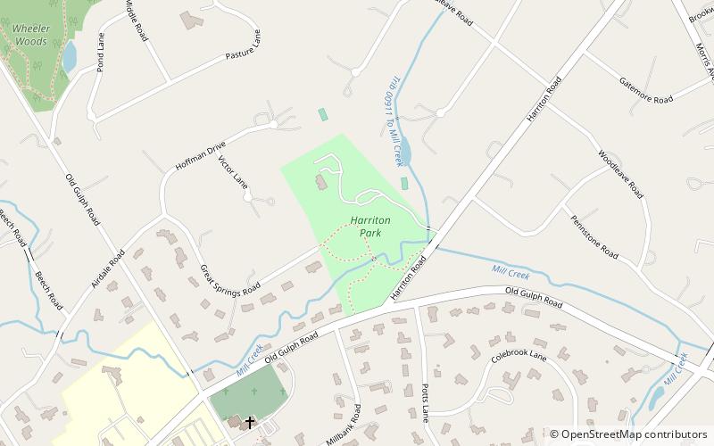 Harriton House location map